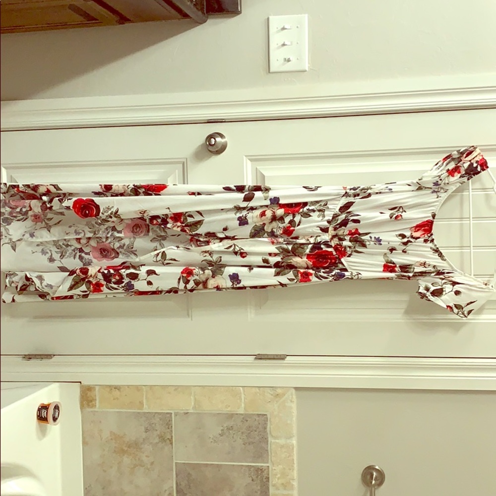 Romper Dress/ split front dress